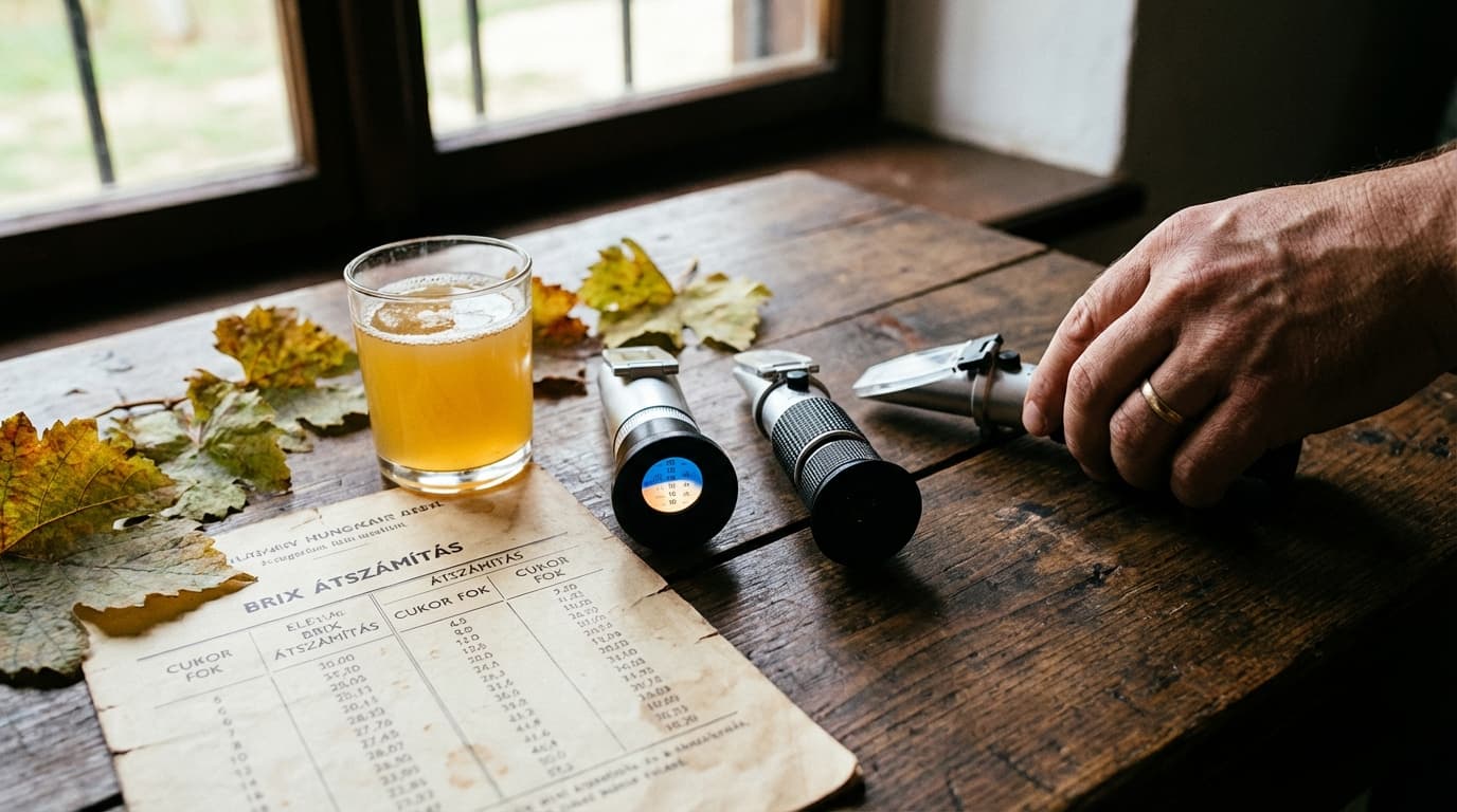 Brix és Oechsle átváltás – táblázat és magyarázat